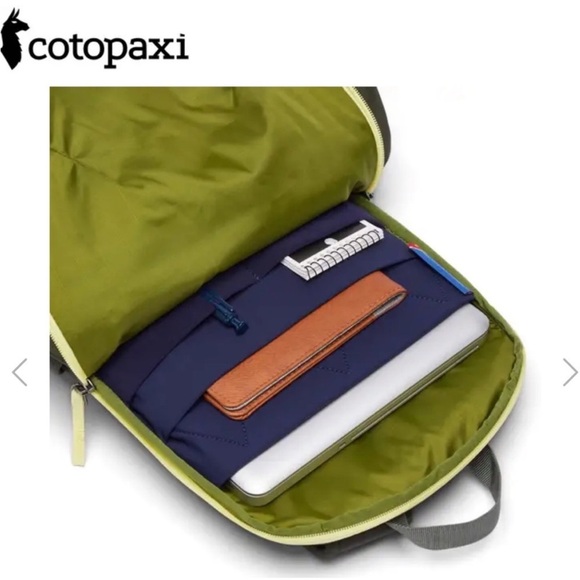 Cotopaxi Moda 20L Backpack Cada Día Green Cinch-top Closure Laptop Sleeve NWT - Picture 8 of 12
